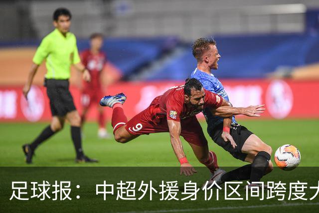 足球报：中超外援身价区间跨度大，对比日韩有量级上的绝对优势